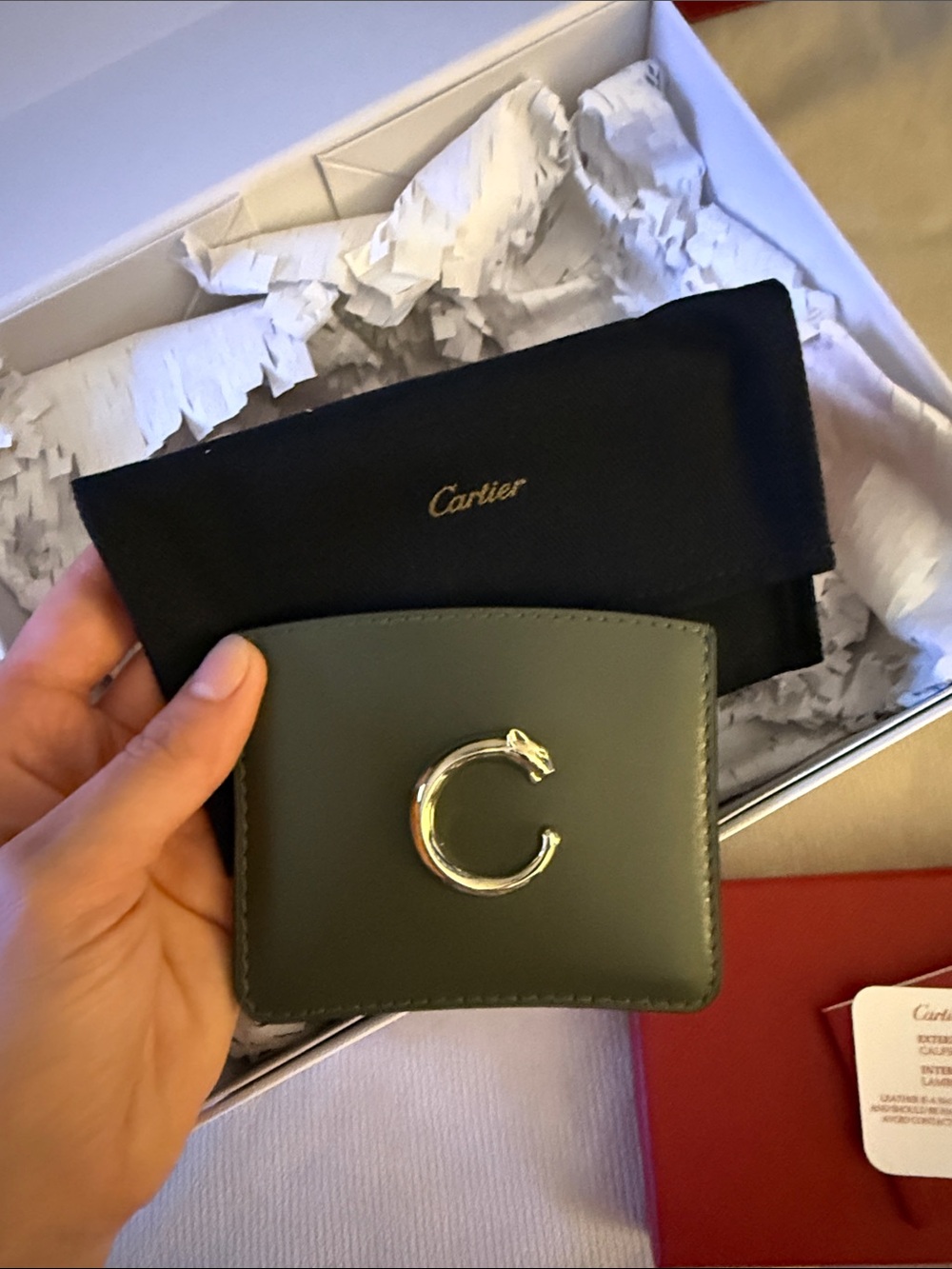 Cartier Green Card Holder